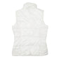 Womens White Adidas Smaple Padded Gilet Jumper