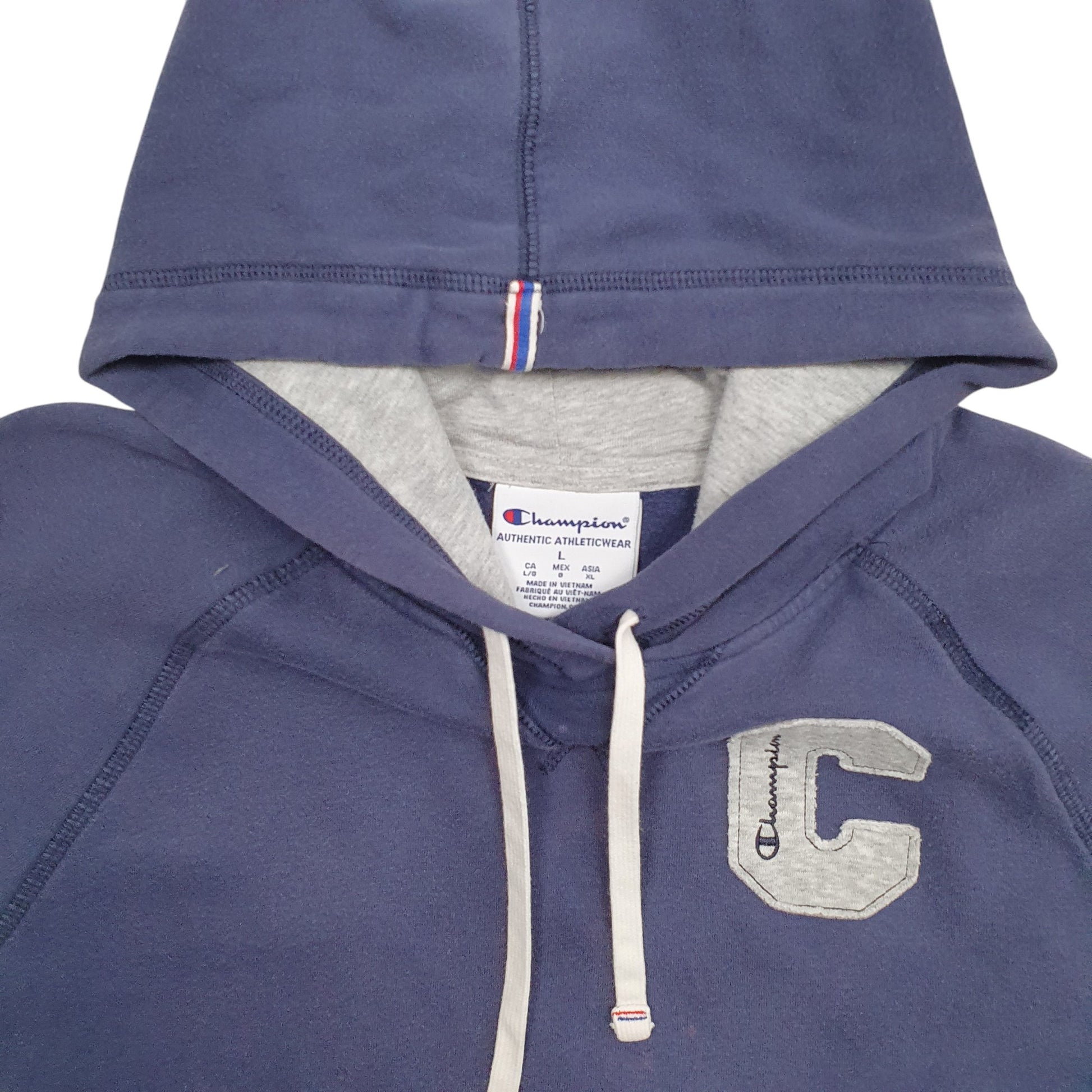 Womens Blue Champion  Hoodie Jumper