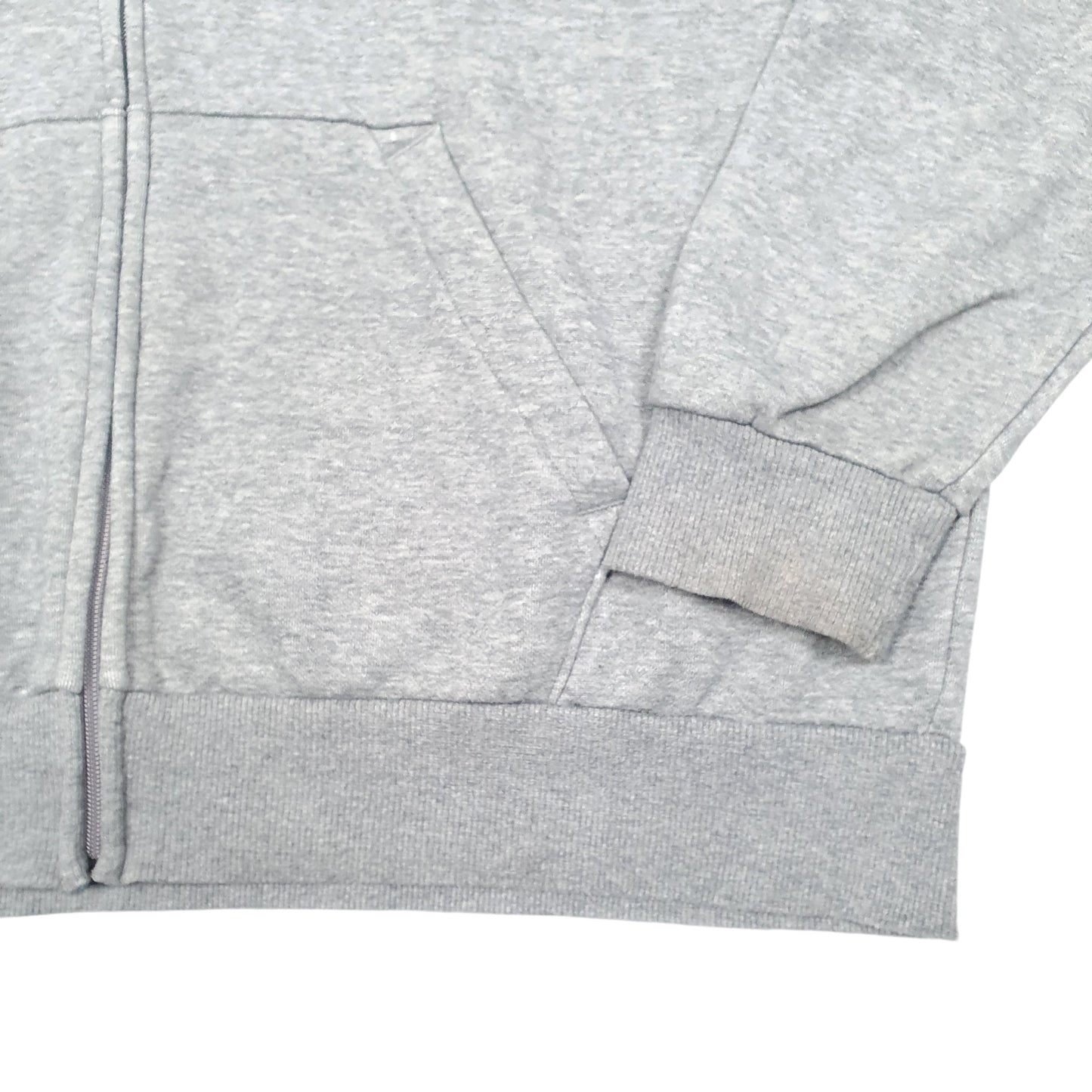 Mens Grey Puma Hoodie Full Zip Jumper