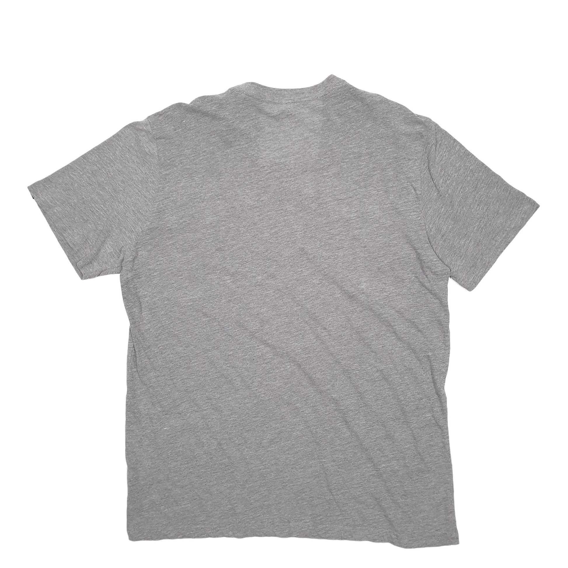 Mens Grey Puma Spellout Short Sleeve T Shirt