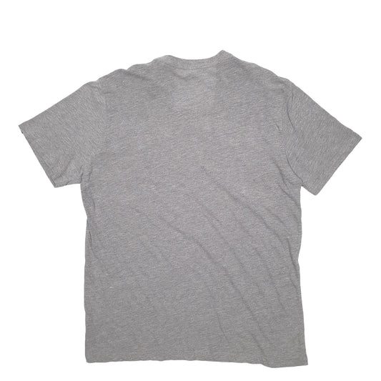 Mens Grey Puma Spellout Short Sleeve T Shirt