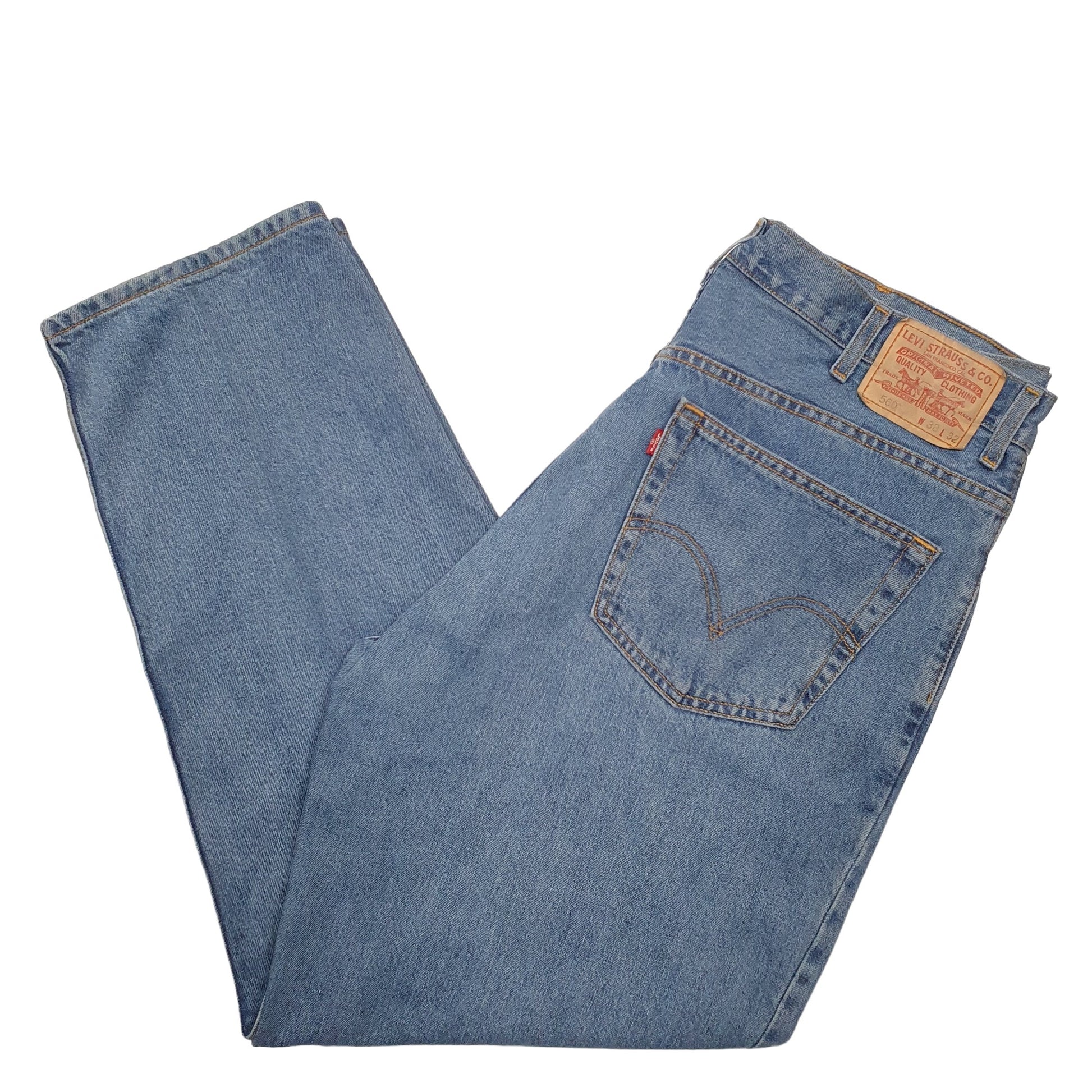 Mens Blue Levis  560 JeansW38 L32