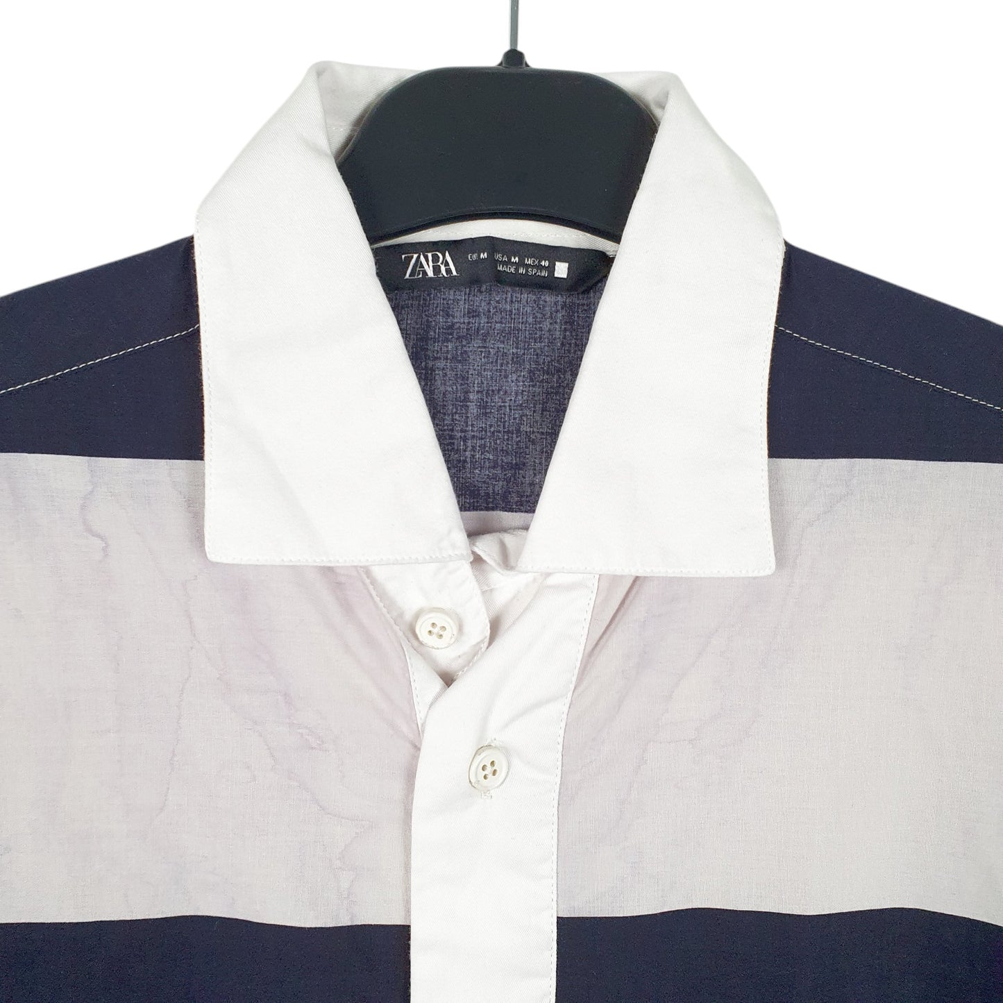 Mens Navy Zara  Short Sleeve Polo Shirt