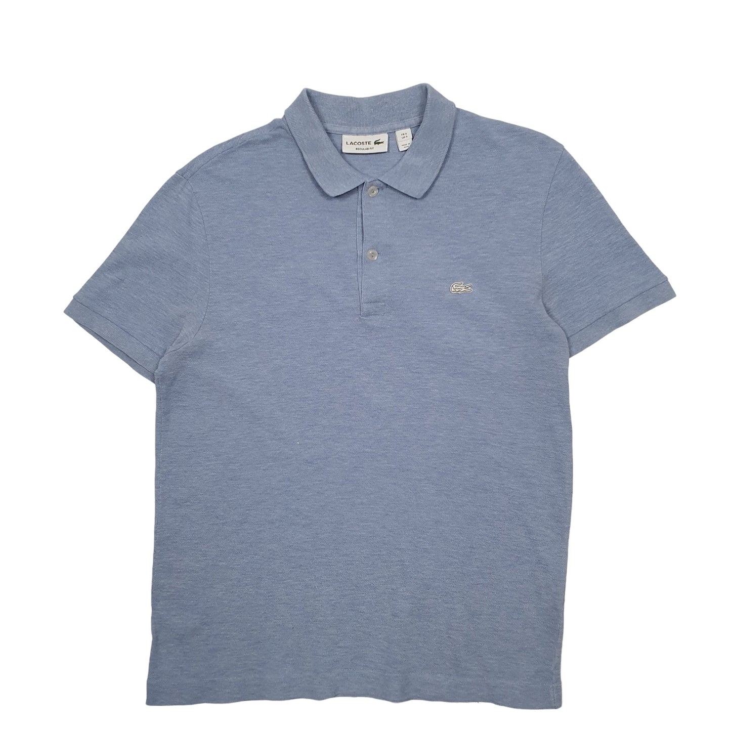 Mens Blue Lacoste  Short Sleeve Polo Shirt