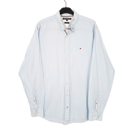 Mens Blue Tommy Hilfiger  Long Sleeve Shirt