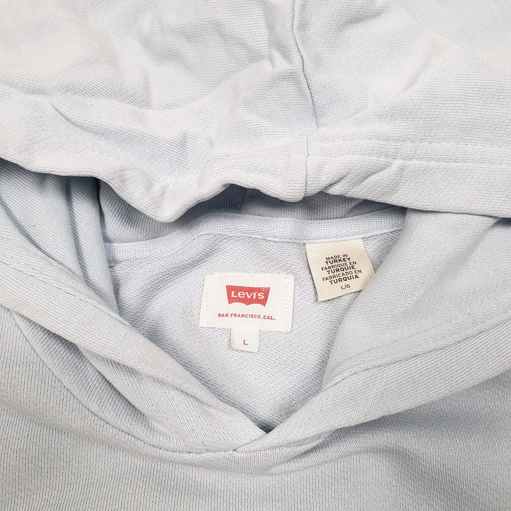 Womens Blue Levis  Hoodie Jumper