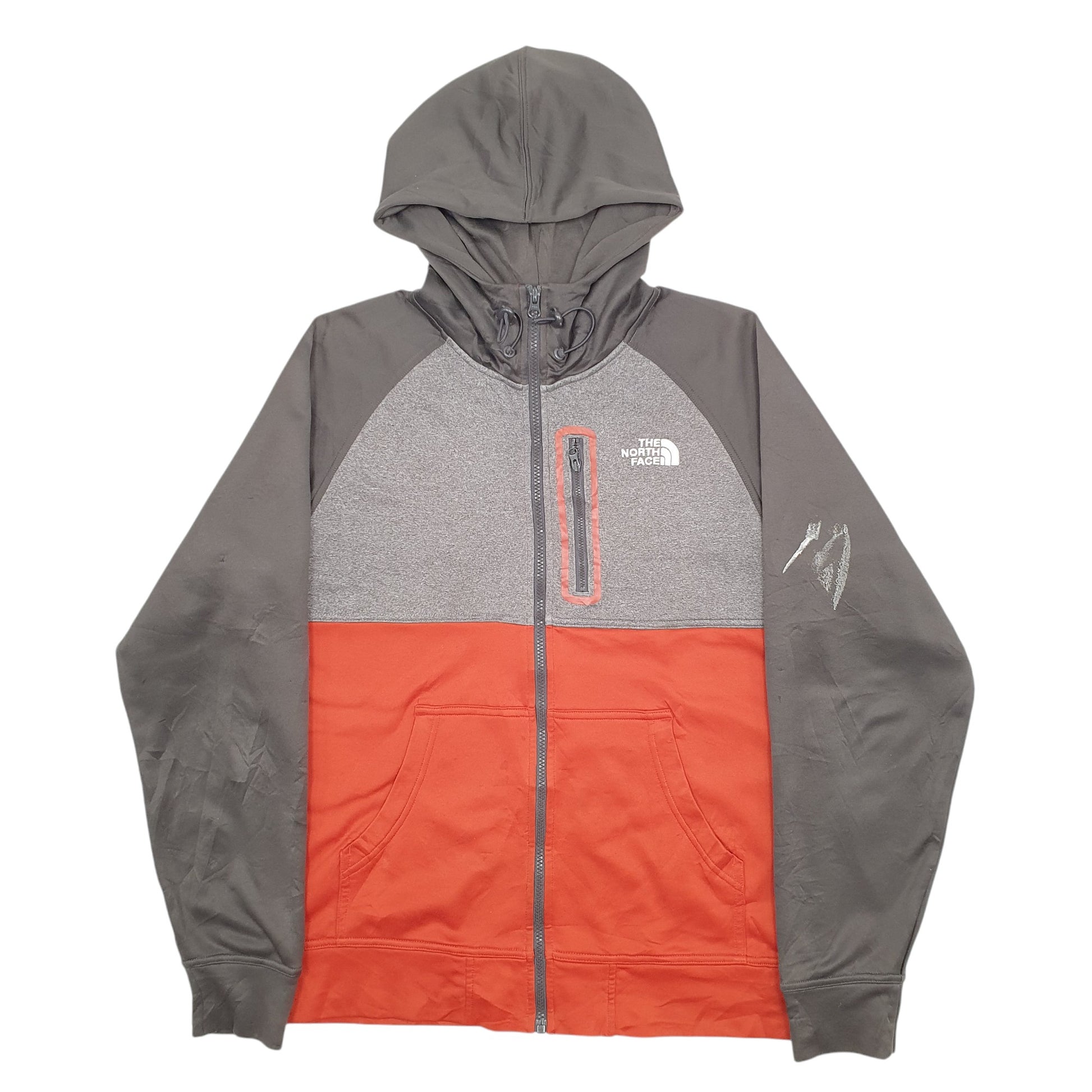 Mens Orange The North Face  Full Zip Jumper