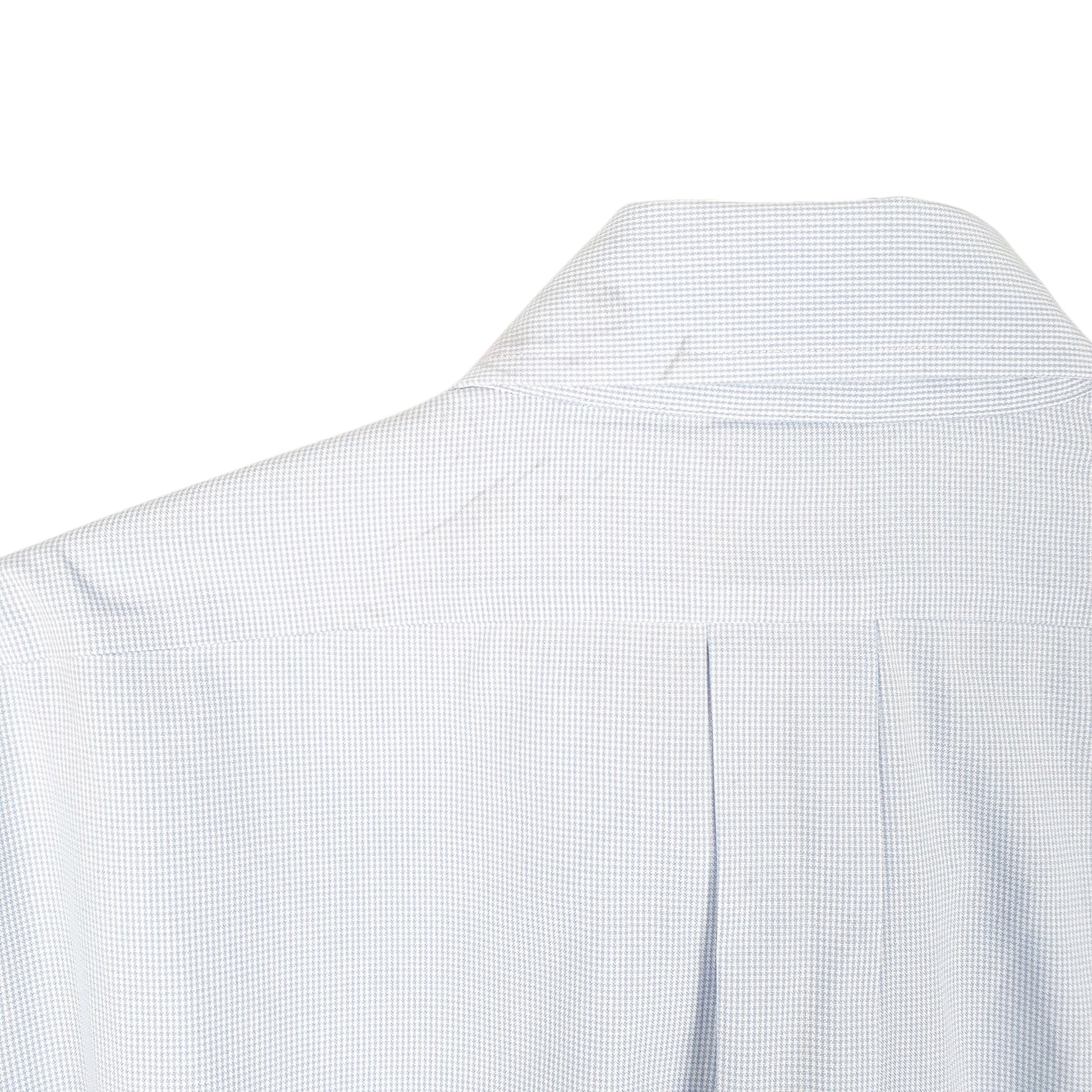 Mens Blue Brooks Brothers Houndstooth Long Sleeve Shirt