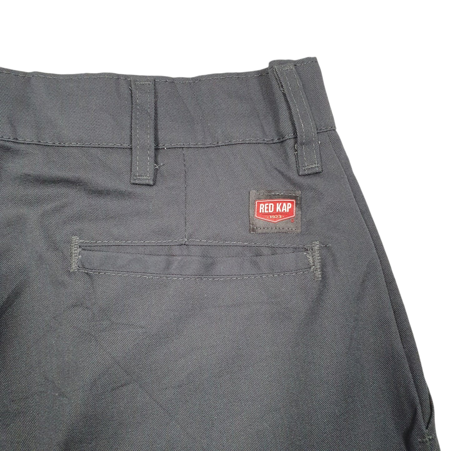 Mens Grey Red Kap Workwear USA Chino Shorts