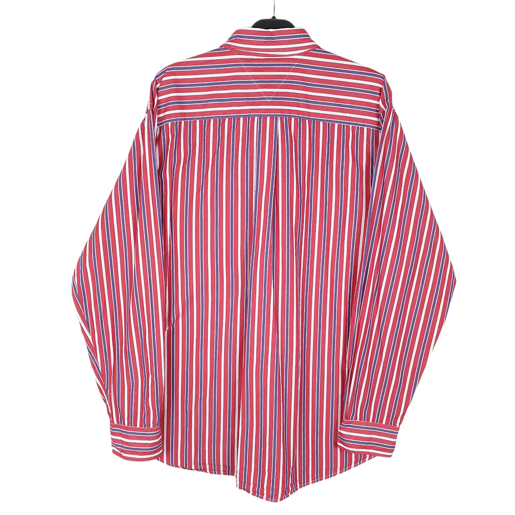 Mens Red Tommy Hilfiger  Long Sleeve Shirt