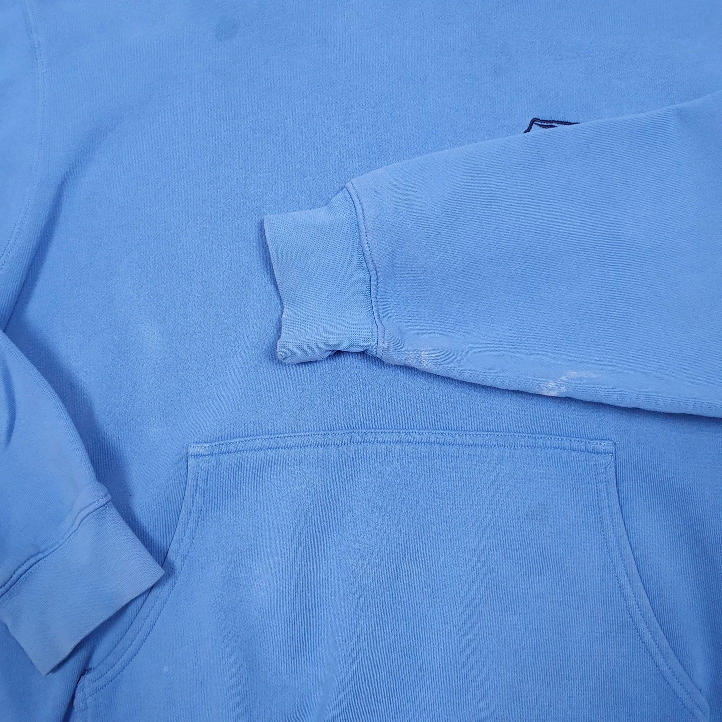 Mens Blue Reebok Vintage Y2K Hoodie Jumper