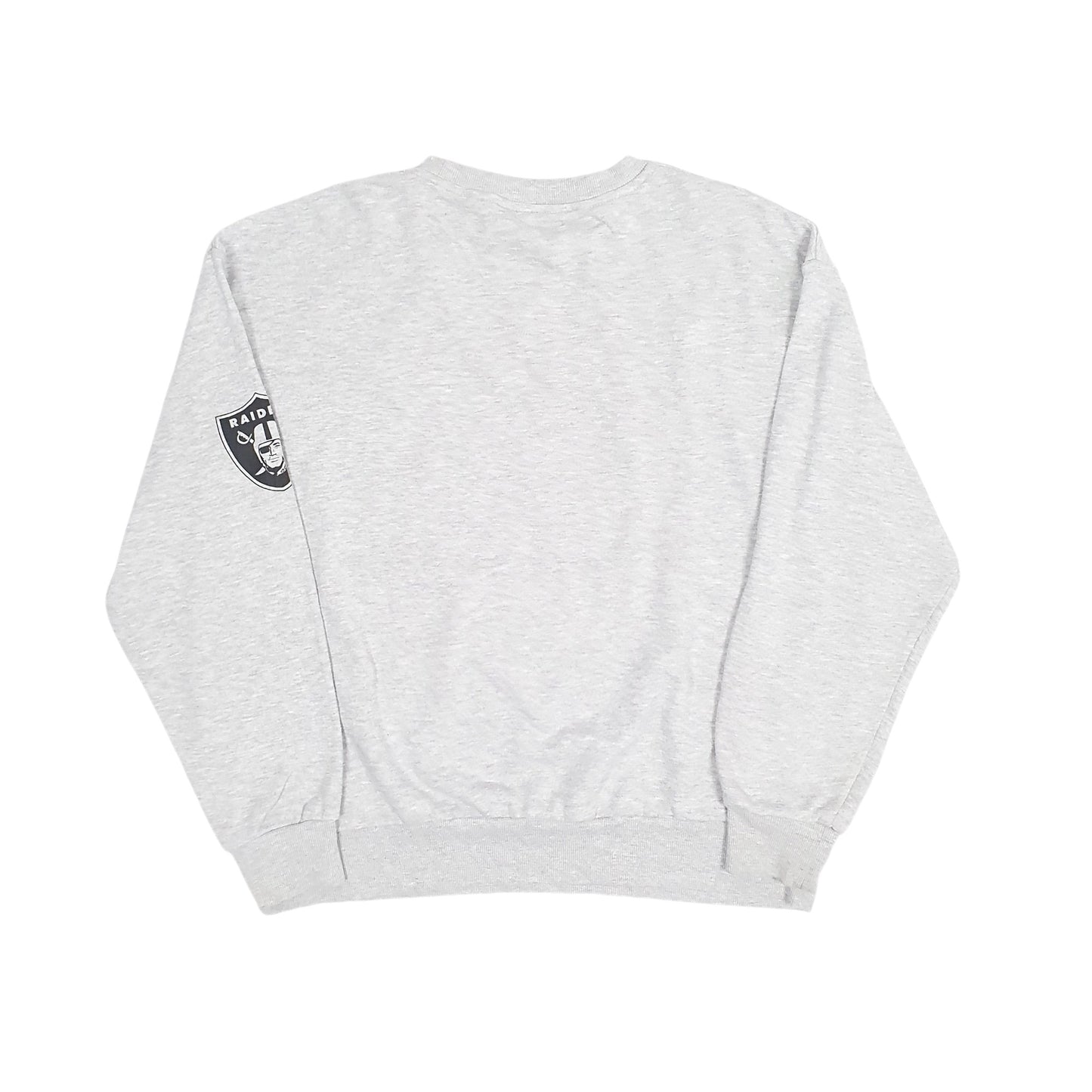 Mens Grey Primark NFL Raiders Crewneck Jumper