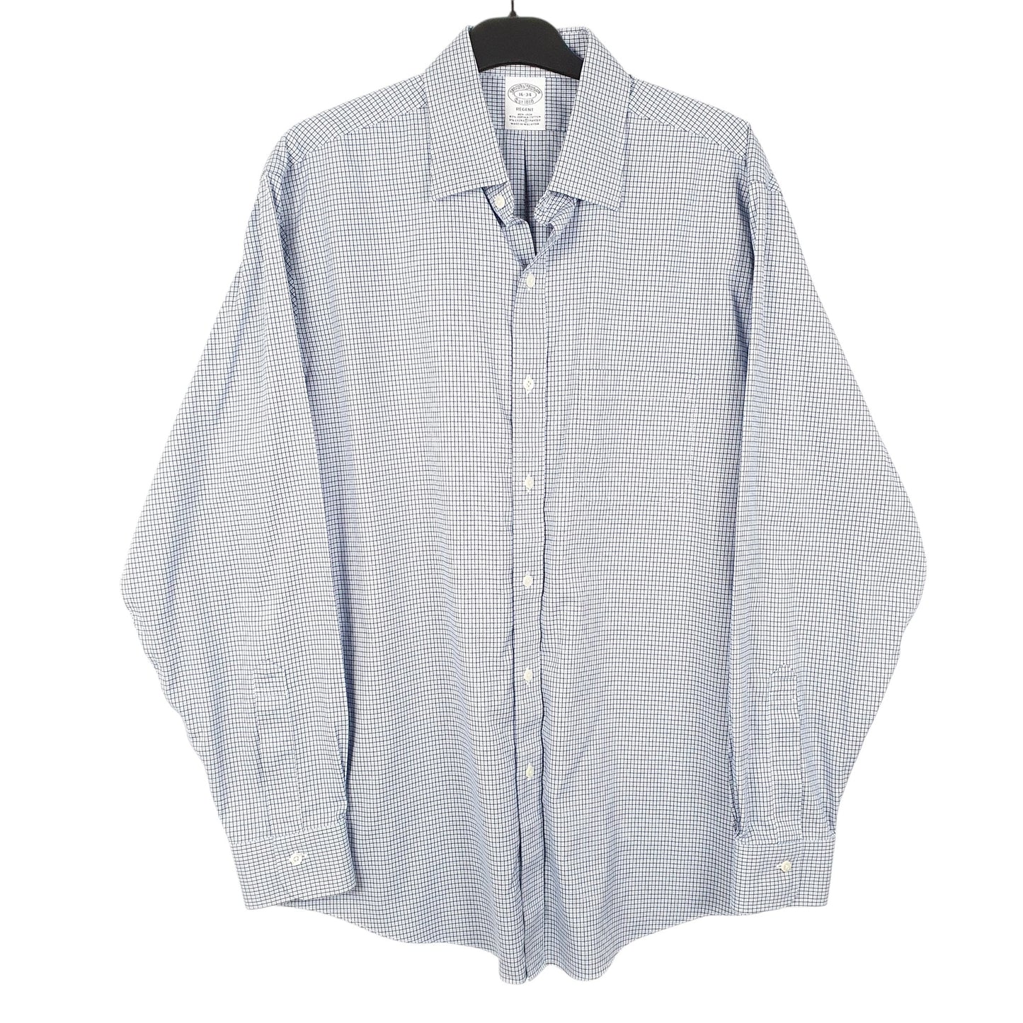 Mens Blue Brooks Brothers Regent Long Sleeve Shirt