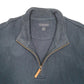 Mens Navy Lands End  Quarter Zip Jumper