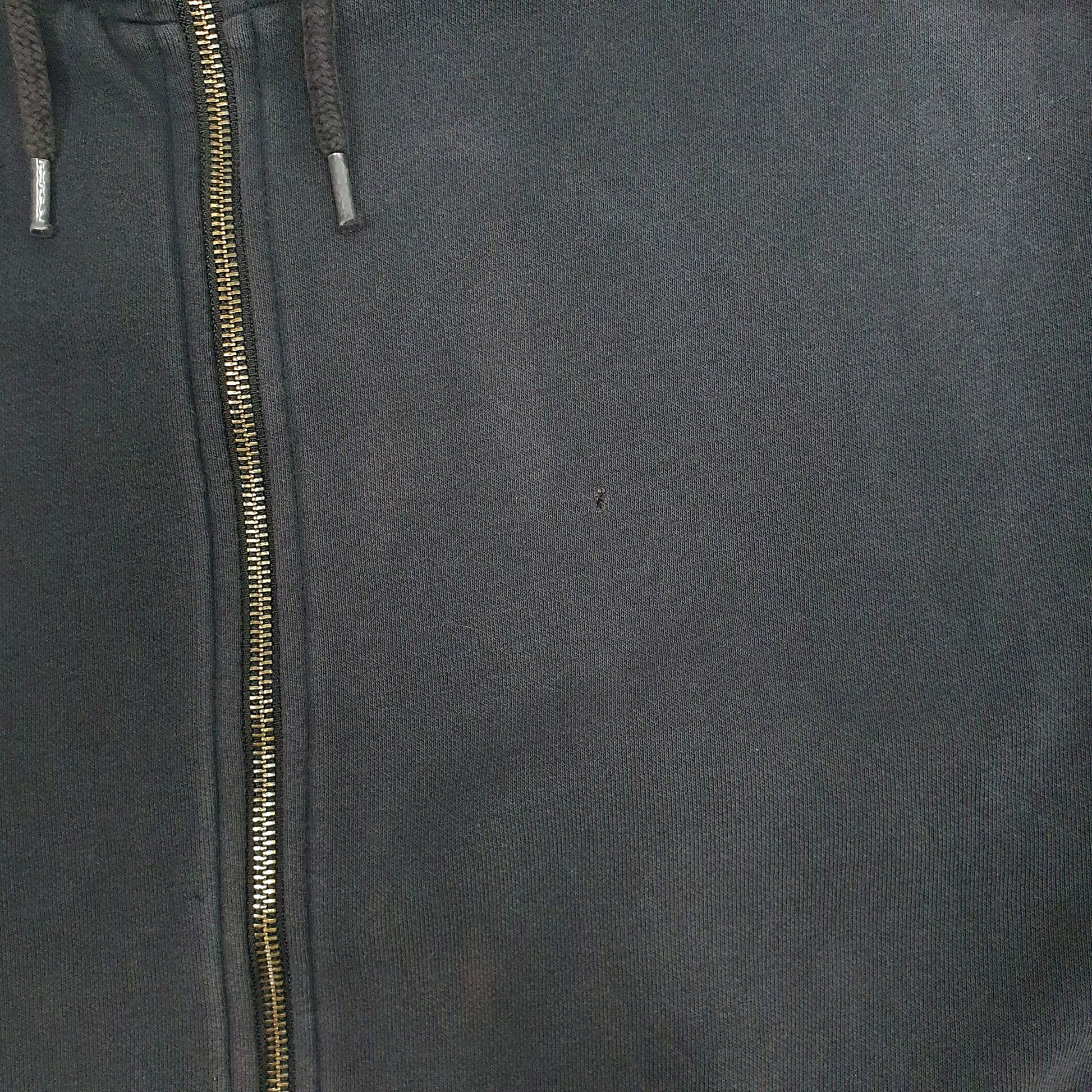 Mens Black Carhartt Hoodie Loose Fit Full Zip Jumper