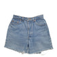 Womens Blue Levis 501 Jorts Denim Shorts