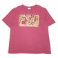 Mens Burgundy Crable Sportswear Single Stitch Vintage 90s Made In USA FSU Seminoles Short Sleeve T Shirt