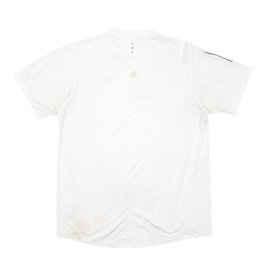 Mens White Adidas  Short Sleeve T Shirt