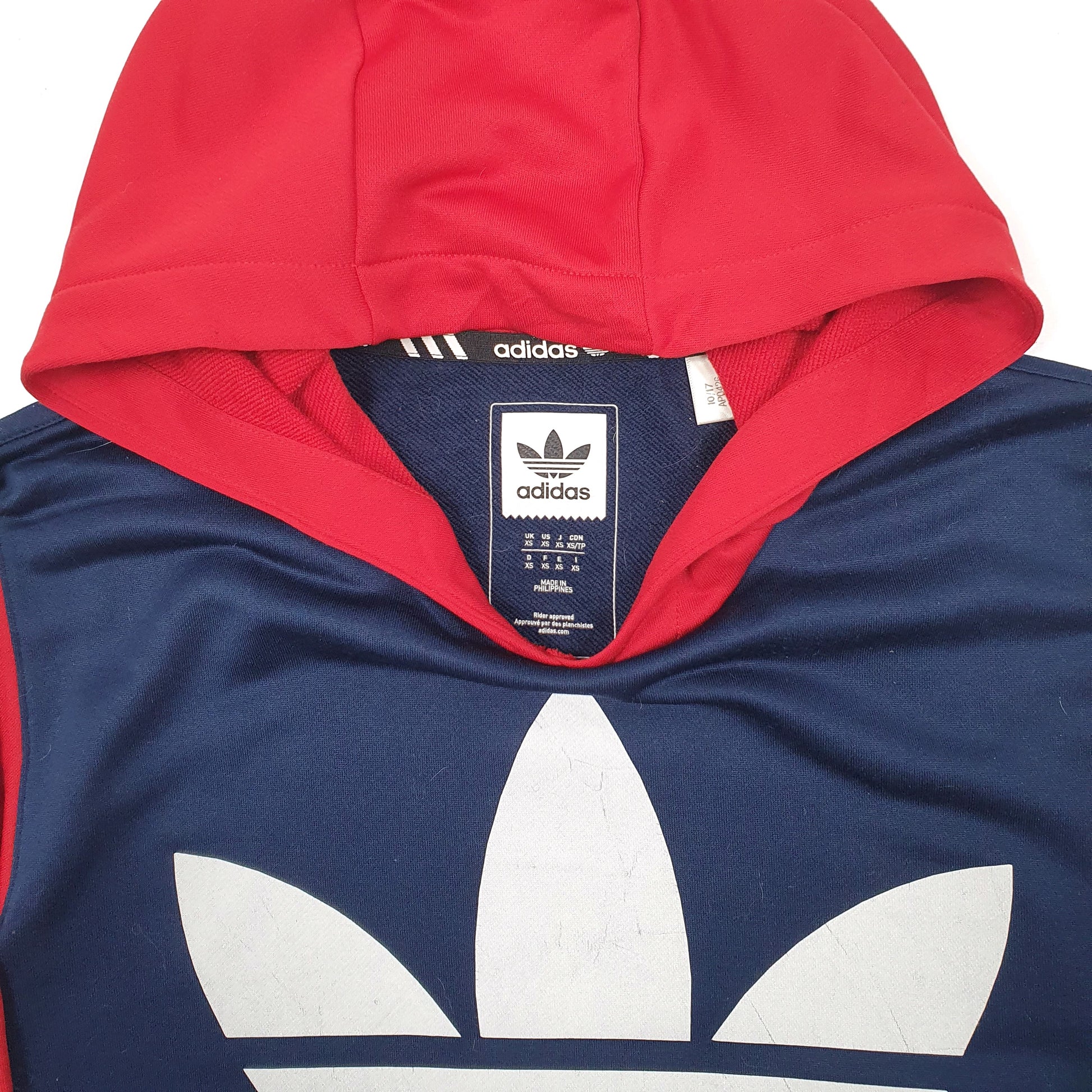 Mens Navy Adidas Skateboarding Hoodie Jumper