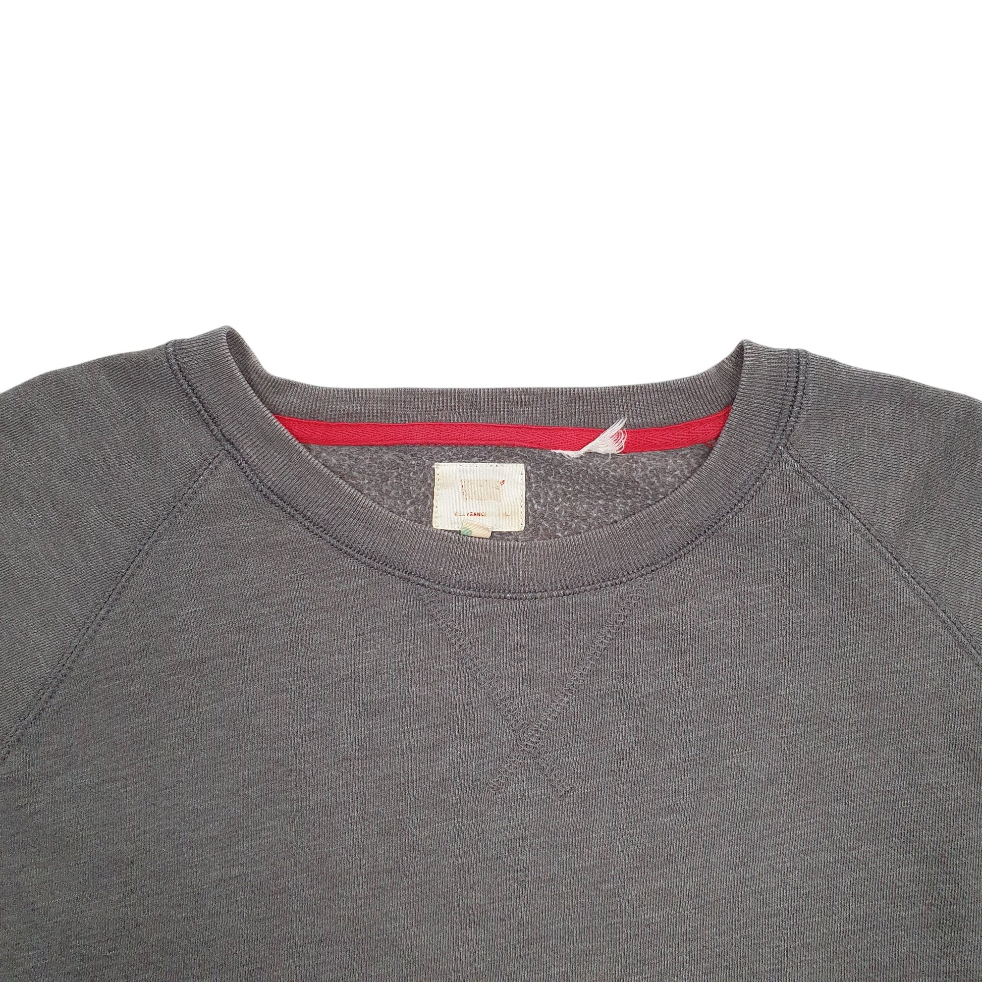 Mens Grey Levis  Crewneck Jumper