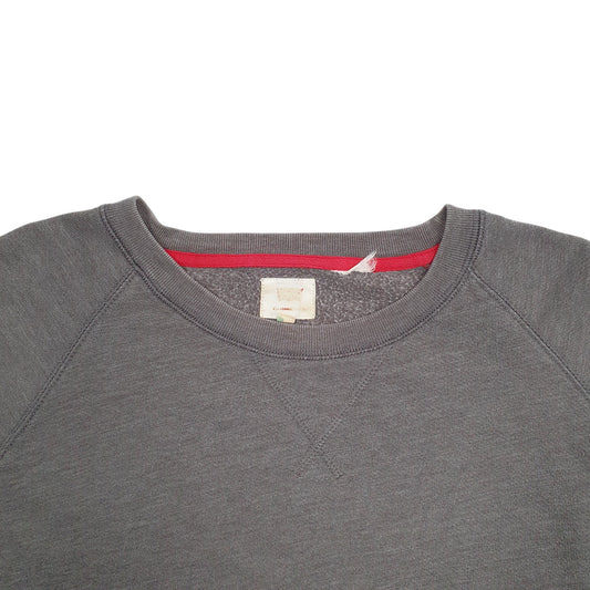 Mens Grey Levis  Crewneck Jumper