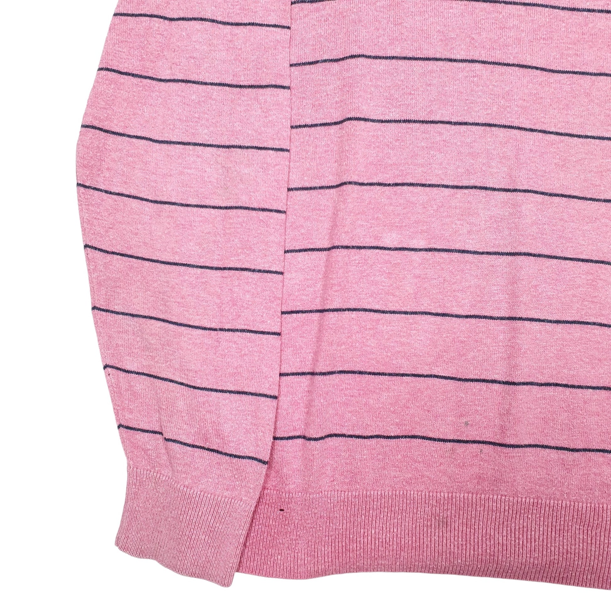 Mens Pink Nautica Knit Crewneck Jumper