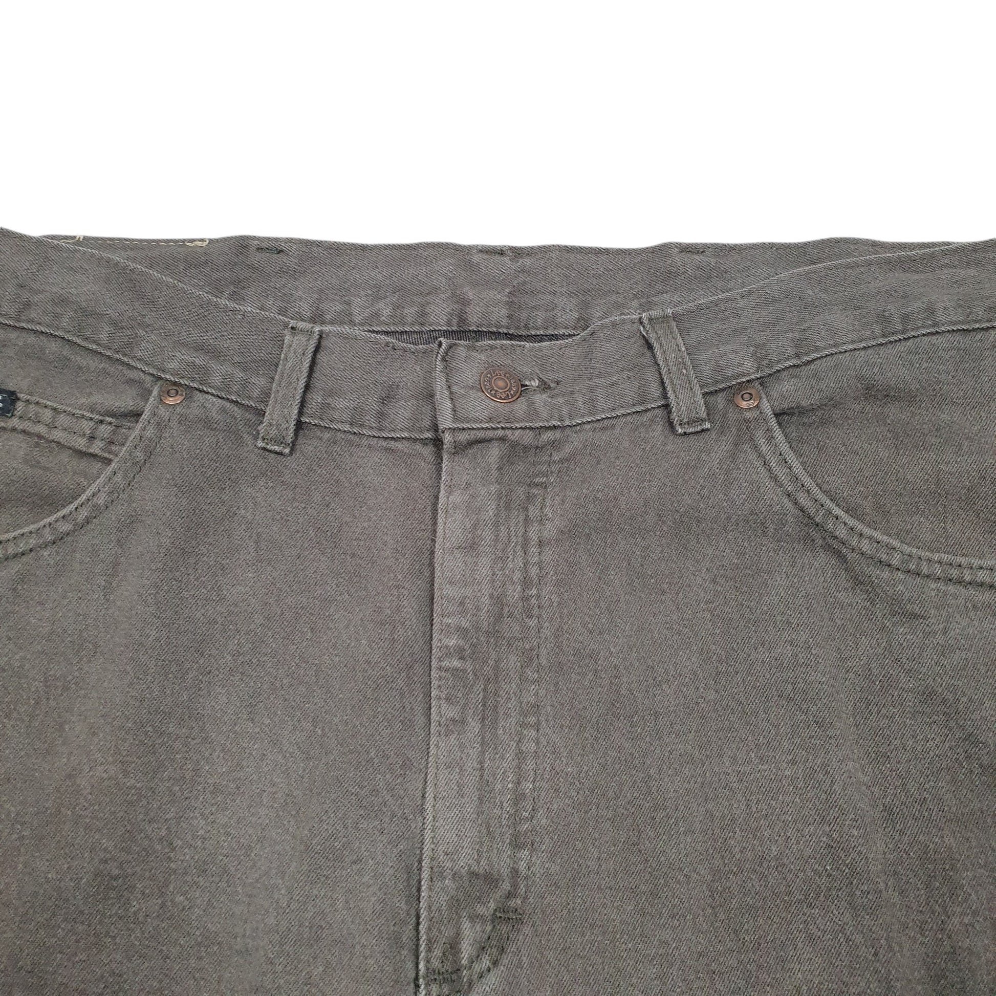 Mens Grey Lee Vintage 90s Made In USA Casual JeansW38 L34