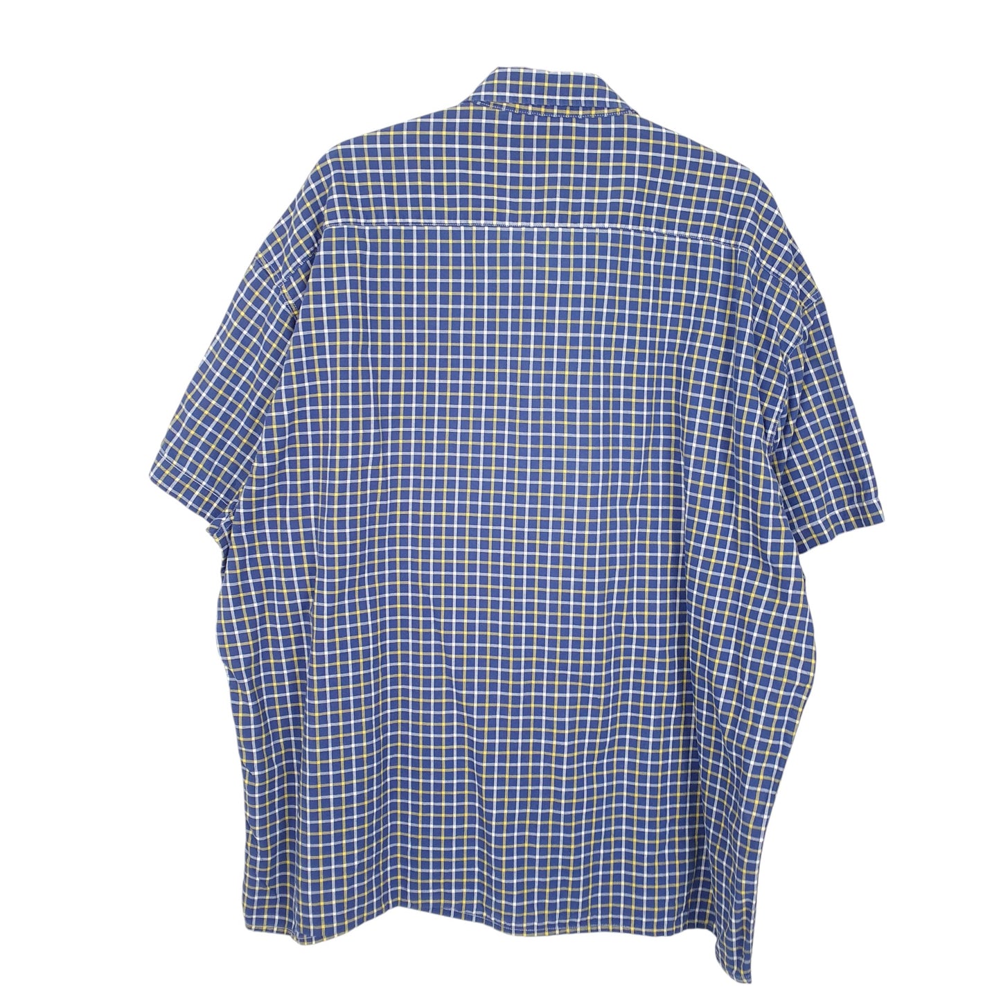 Mens Blue Fila  Short Sleeve Shirt