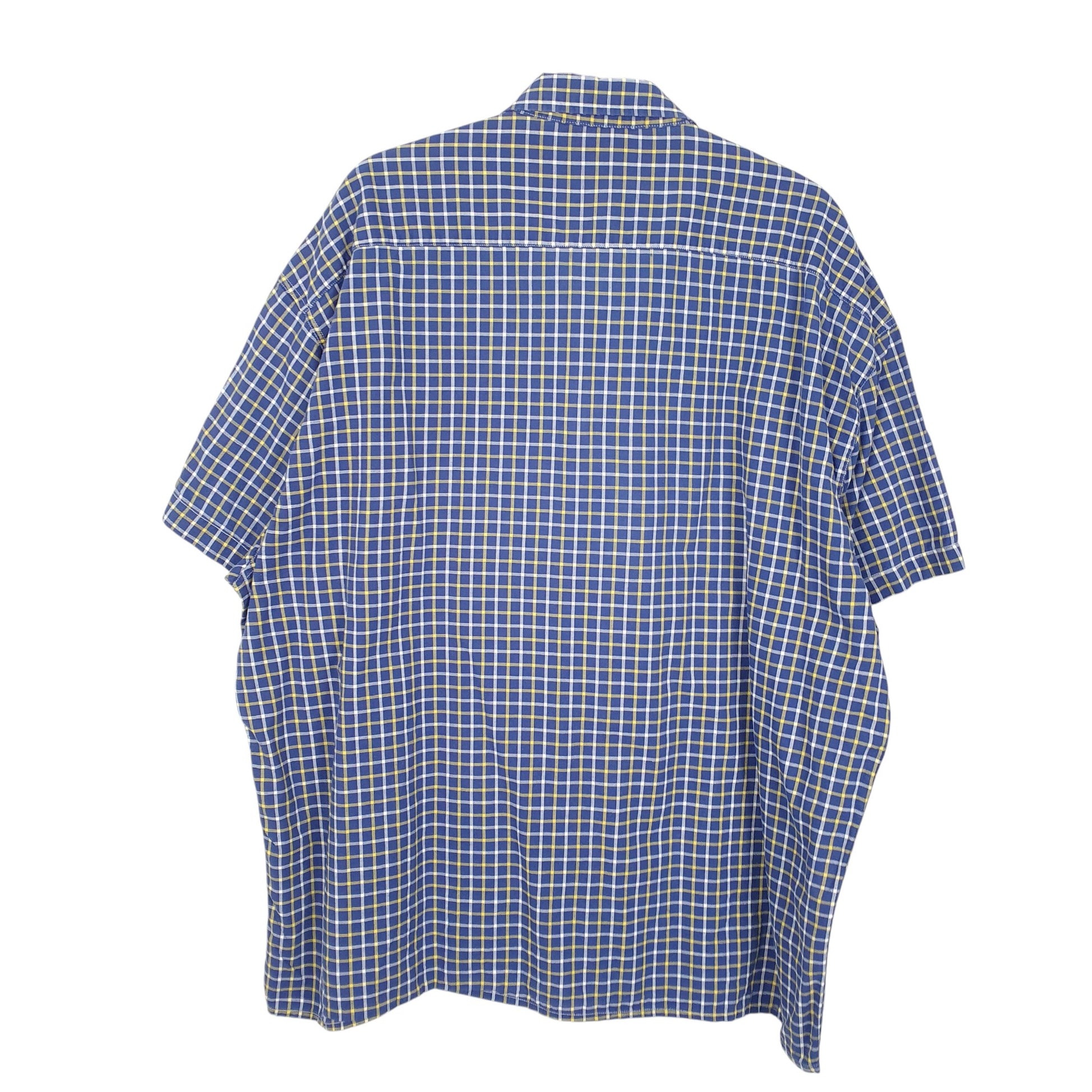 Mens Blue Fila  Short Sleeve Shirt