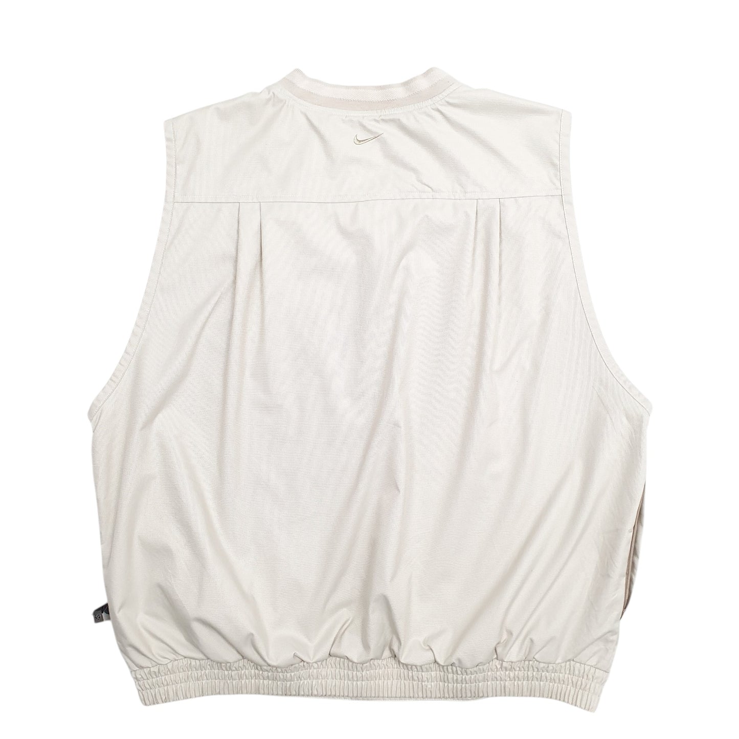 Mens Beige Nike Avery Ranch Golf Club Vest Jumper