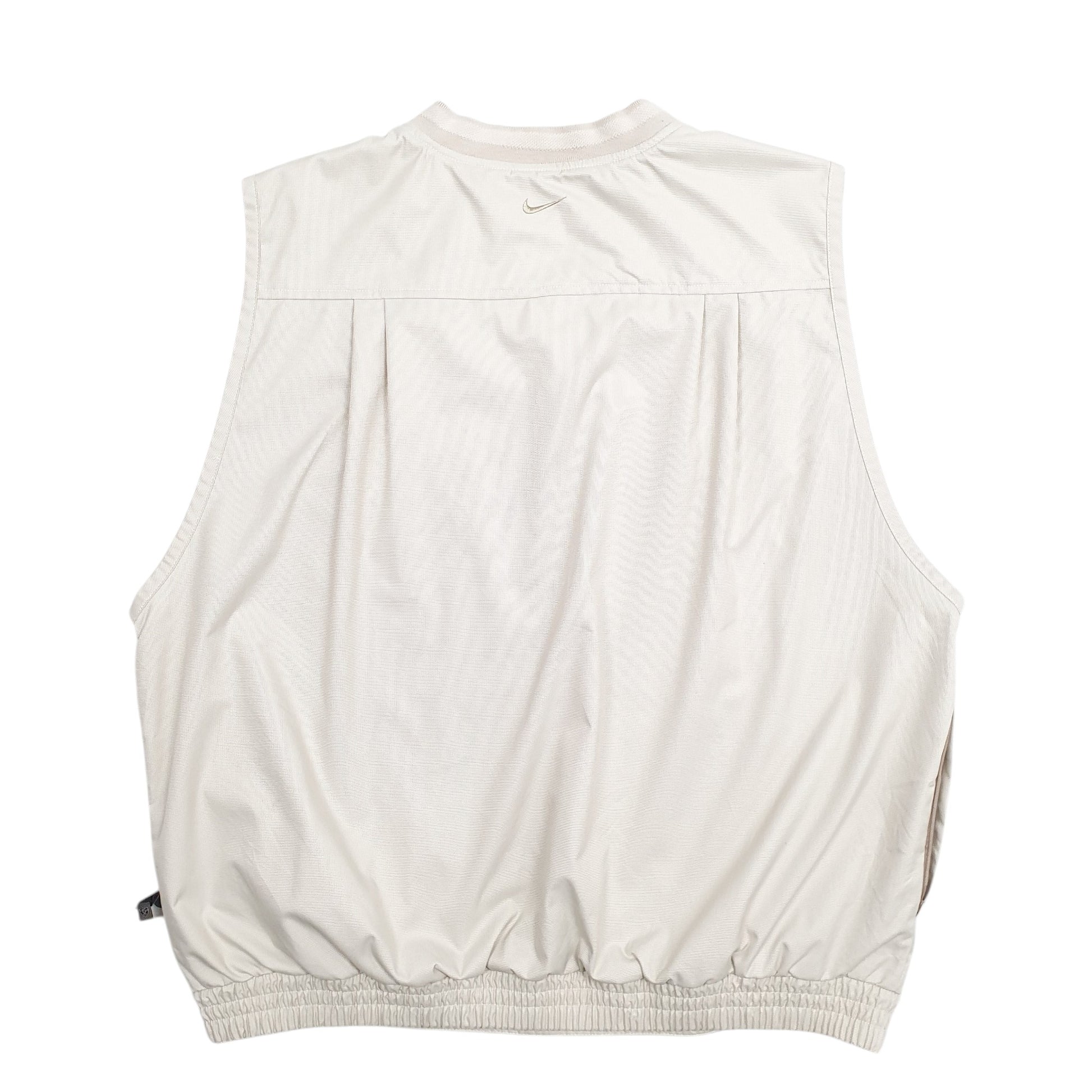 Mens Beige Nike Avery Ranch Golf Club Vest Jumper