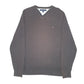 Mens Black Tommy Hilfiger Knit V Neck Jumper