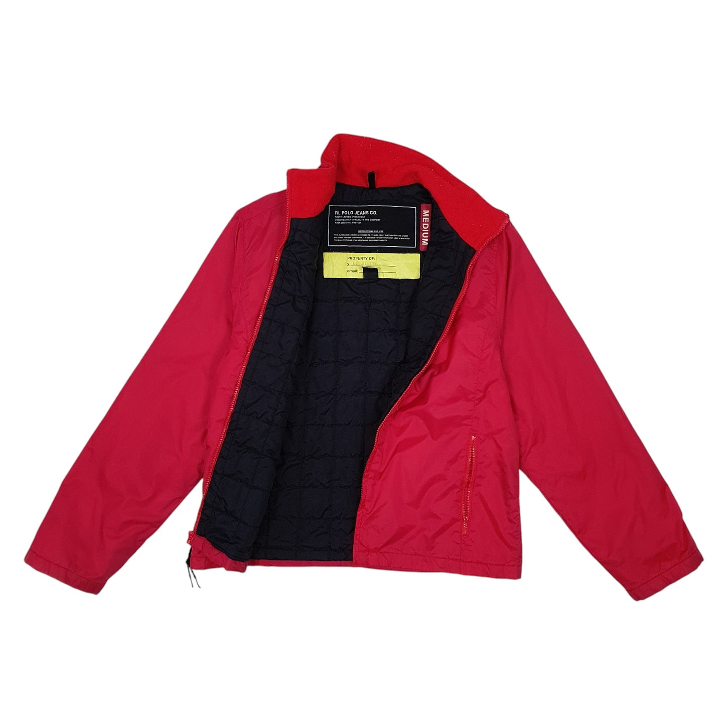 Womens Red Ralph Lauren Polo Jeans Full Zip Coat