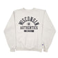 Mens Beige Champion Wisconsin USA College Crewneck Jumper
