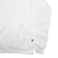 Mens White Champion Spellout Hoodie Jumper