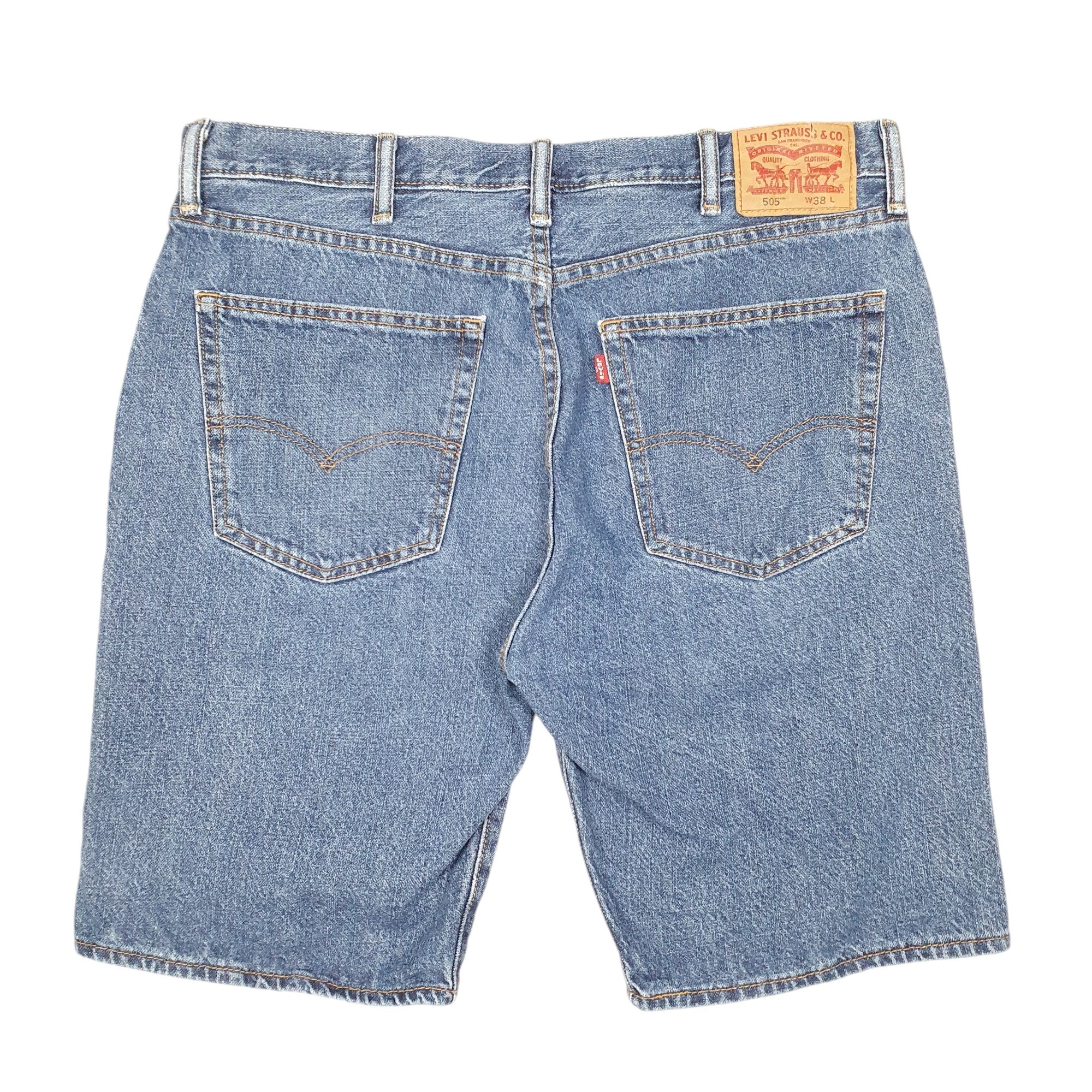 Men's levi 505 jean shorts best sale