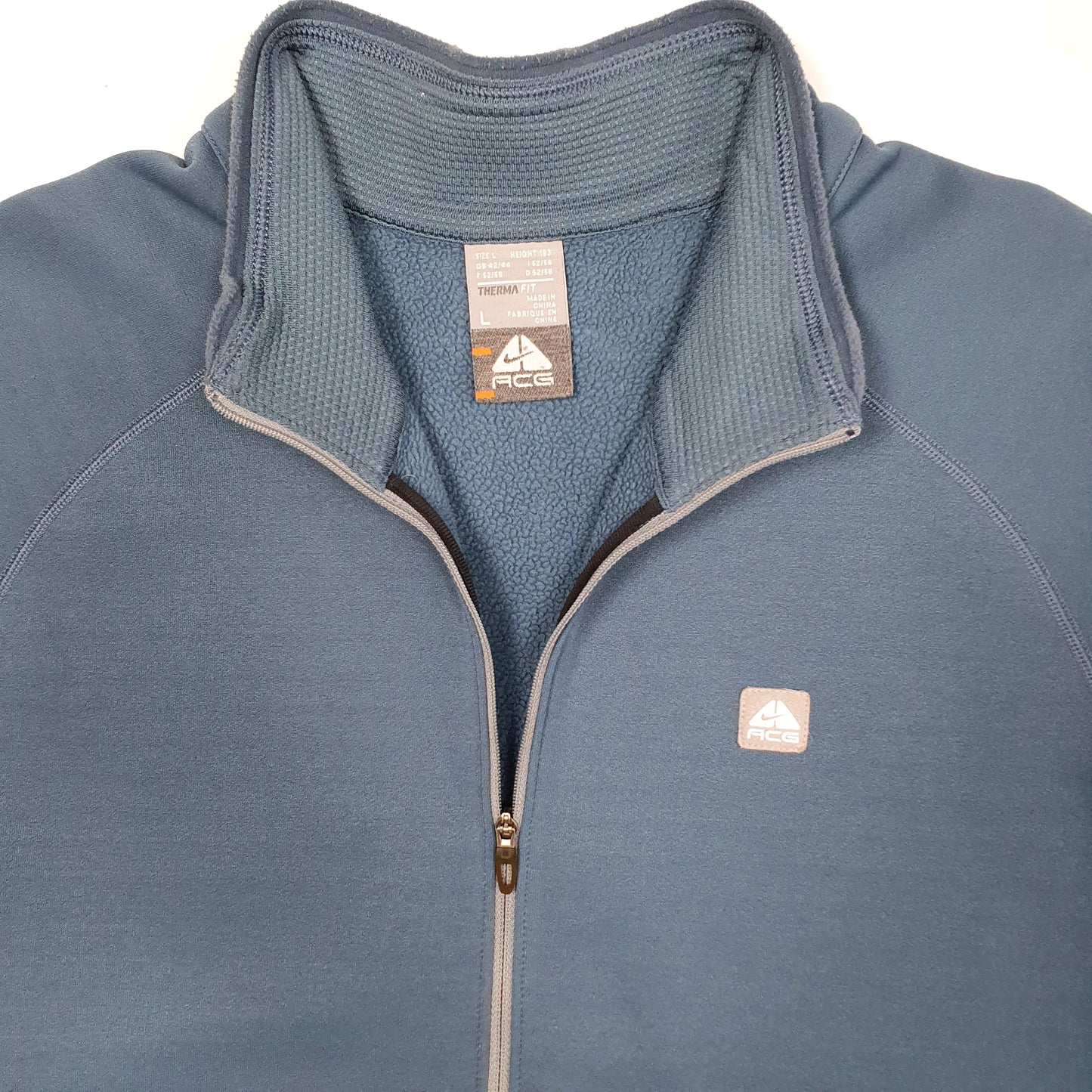 Mens Blue Nike ACG  Quarter Zip Jumper