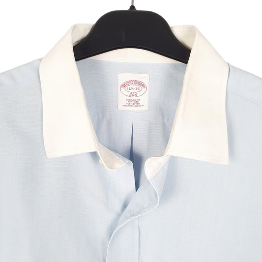 Mens Blue Brooks Brothers  Long Sleeve Shirt