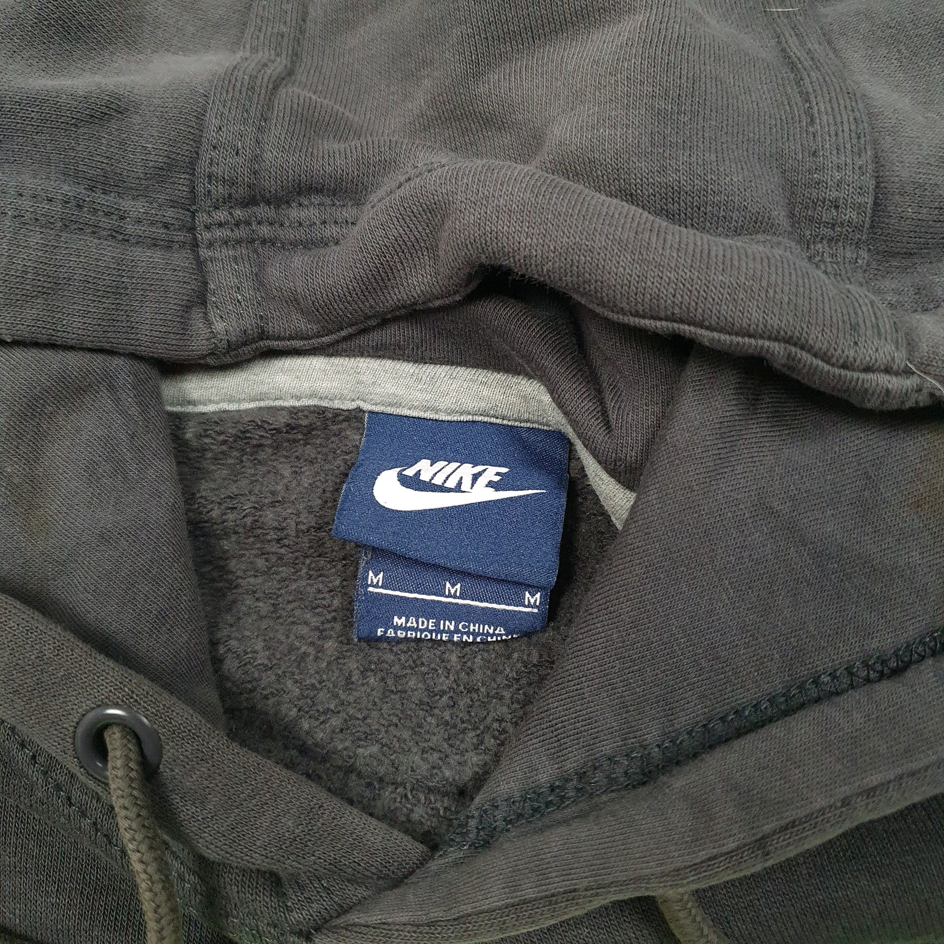 Mens Grey Nike Spellout Hoodie Jumper