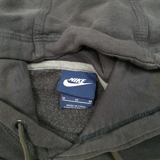 Mens Grey Nike Spellout Hoodie Jumper