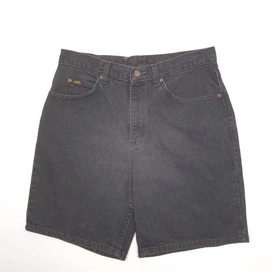 Mens Black Lee  Denim Shorts