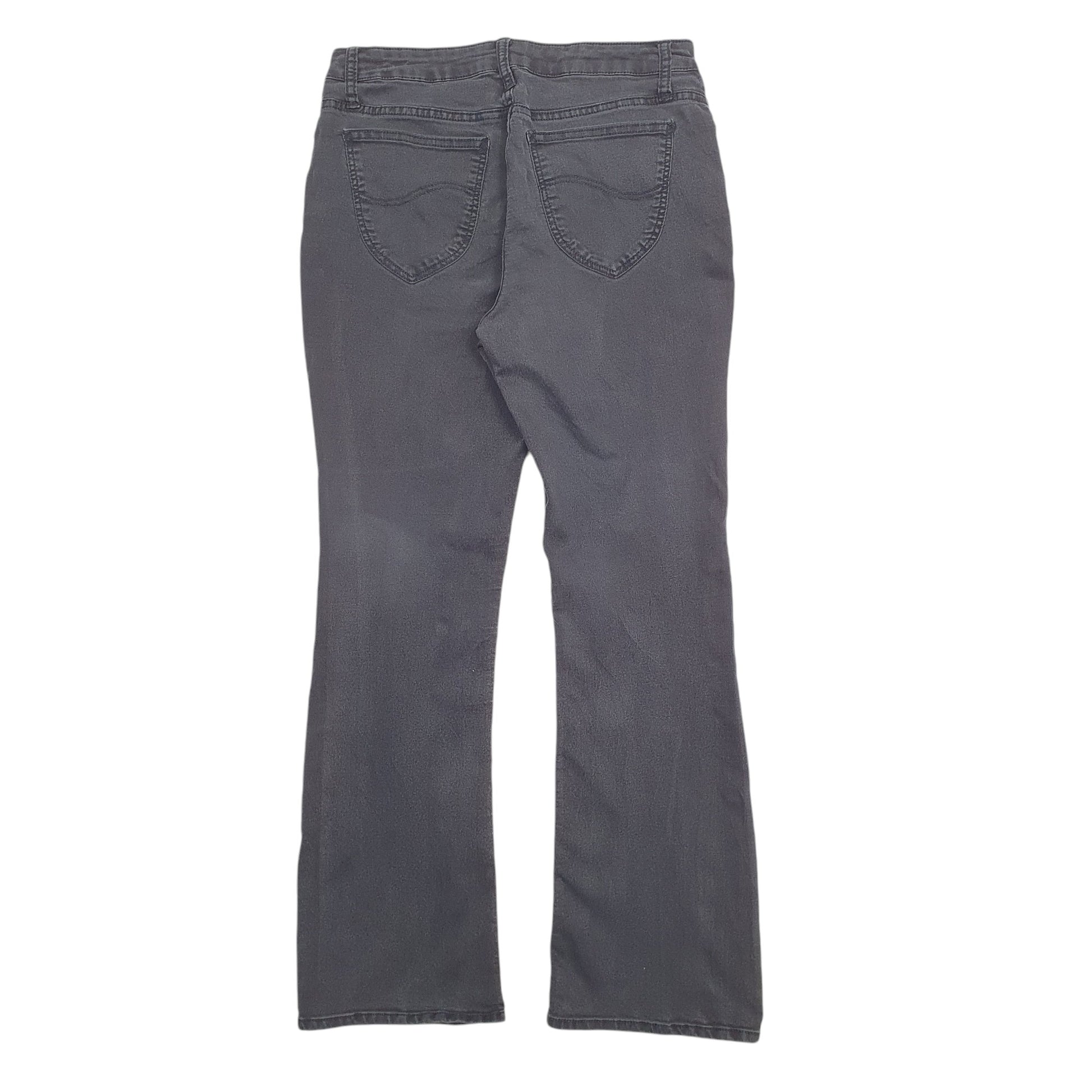 Womens Black Lee Stretch Fit Mid Rise Riders JeansW28 L28