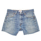 Womens Blue Levis 501 Jorts Hot Pants Denim Shorts