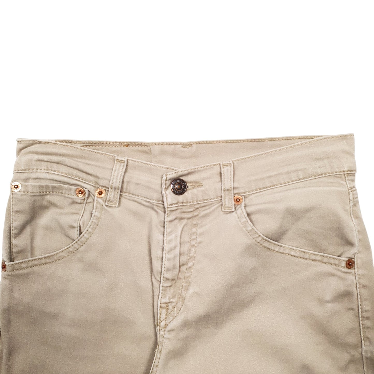 Womens Beige Levis 525 Chino Trousers