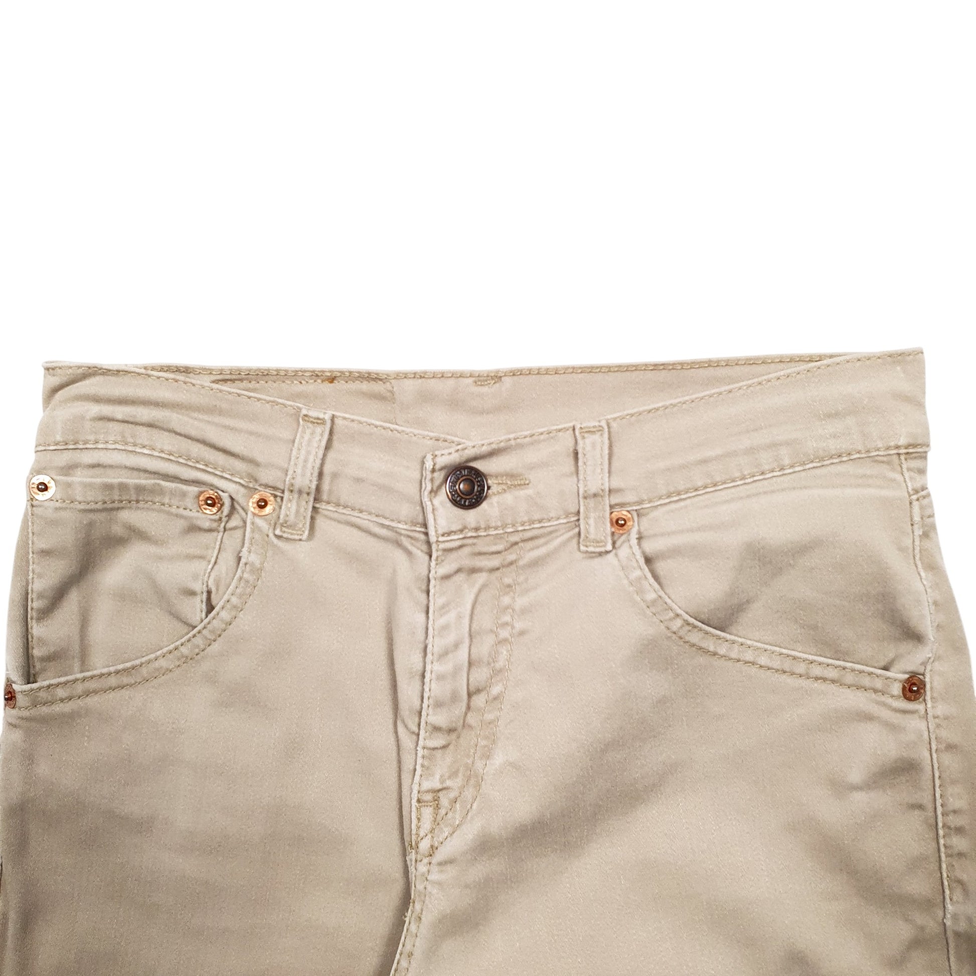 Womens Beige Levis 525 Chino Trousers