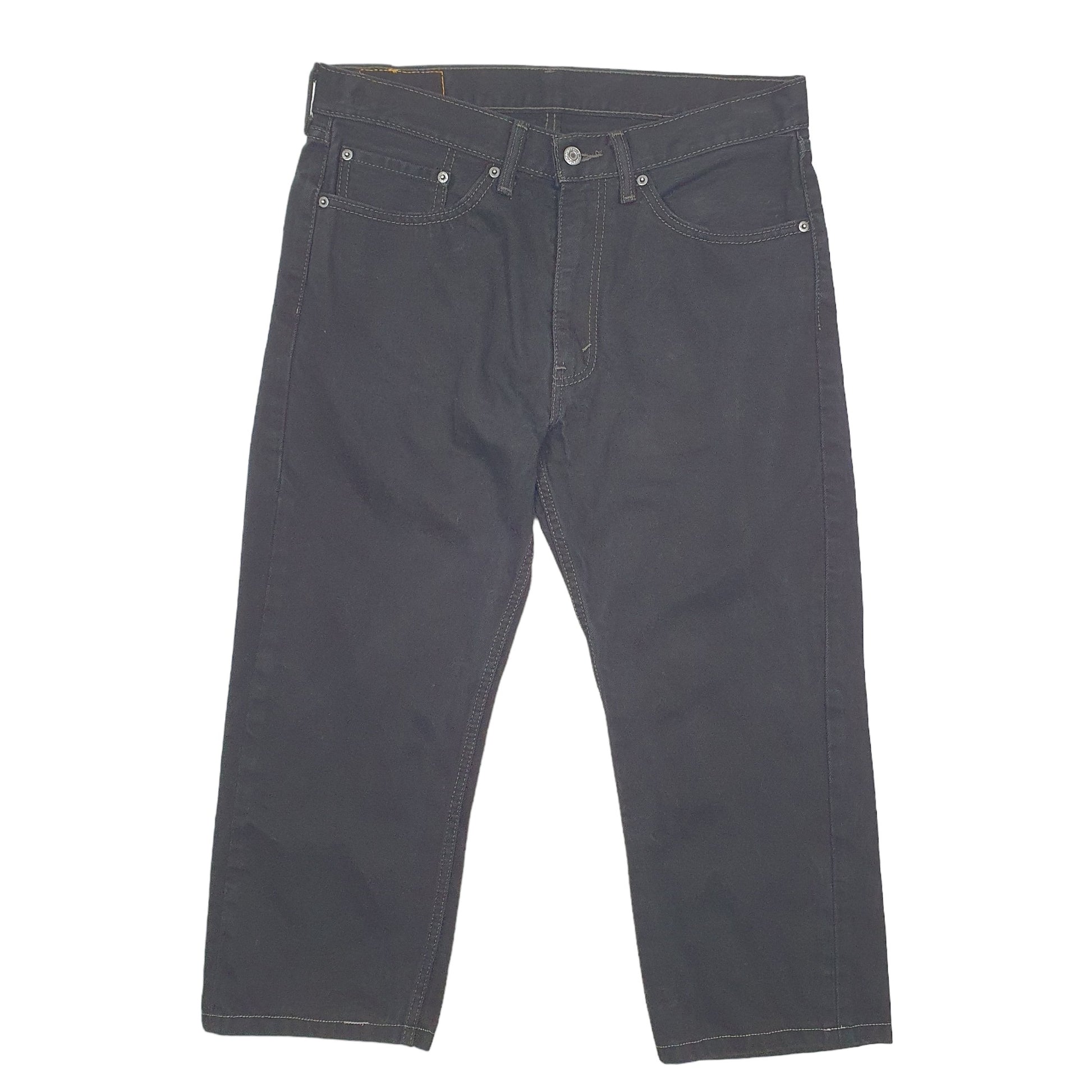 Mens Black Levis  505 JeansW34 L23