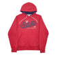 Mens Red Saltrock Spellout Hoodie Jumper
