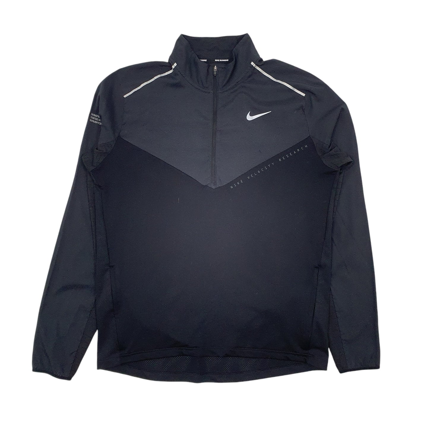 Mens Black Nike Dri-Fit Active Running  Coat