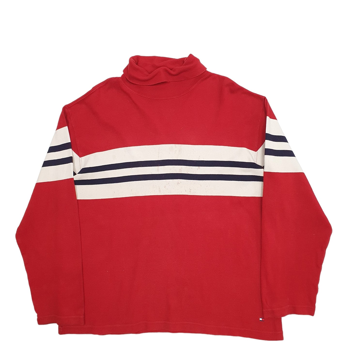 Mens Red Tommy Hilfiger  Long Sleeve T Shirt