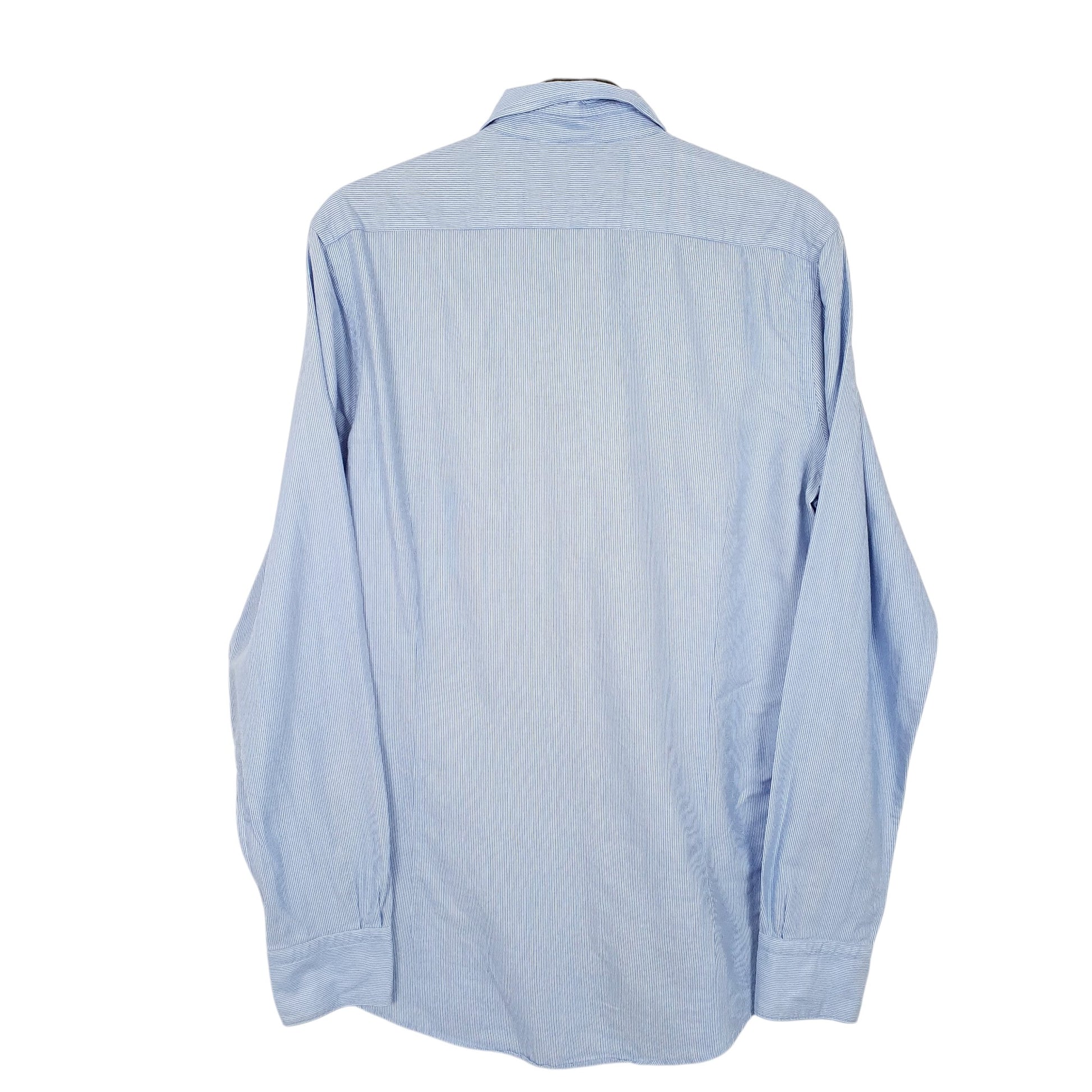 Mens Blue Massimo Dutti  Long Sleeve Shirt